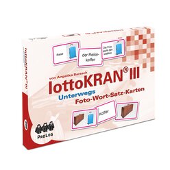 lottoKRAN III Unterwegs, Foto-Wort-Satz-Karten zur Aphasietherapie