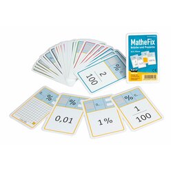 MatheFix Brüche und Prozente, Spielkarten, ab 6. Klasse
