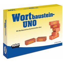 Wortbaustein-UNO, Spielkarten, ab 8 Jahre