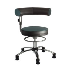 Sanus Gesundheitsstuhl  42-51 cm mit hhenverstellbarer Lehne, Kunstleder grn/schwarz, mit Gleiter
