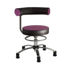 Sanus Gesundheitsstuhl  42-51 cm, Kunstleder lila/schwarz, mit Gleiter