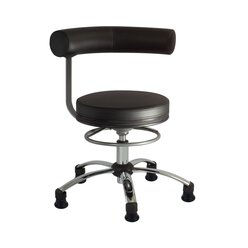 Sanus Gesundheitsstuhl 46-54 cm, Kunstleder schwarz, mit Gleiter