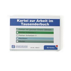 Kartei zur Arbeit im Tausenderbuch