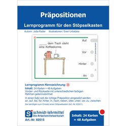 Stpselkarten 'Prpositionen'