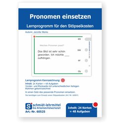 Stpselkarten 'Pronomen einsetzen'