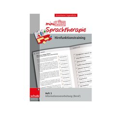 miniLK Sprachtherapie - Hirnfunktionstraining, Heft 3, ab 16 Jahre
