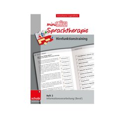 miniLK Sprachtherapie - Hirnfunktionstraining, Heft 3, ab 16 Jahre