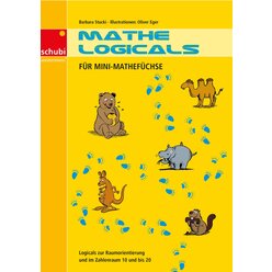 Mathe-Logicals für Minifüchse, Mappe mit Logikrätseln auf 40 Arbeitsblättern, 4-7 Jahre