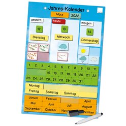 TimeTEX Jahres-Kalender magnetisch, ab 4 Jahre