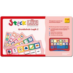 SteckLK Grundschule - Logik 2, Lernspiel mit farbiger Selbstkontrolle, 7-8 Jahre