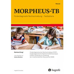 MORPHEUS-TB Frderdiagnostik Rechtschreibung  Testbatterie