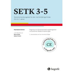 SETK 3-5, Sprachentwicklungstest, Manual