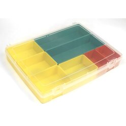 Sortiments-Box aus Kunststoff mit 8 Fchern