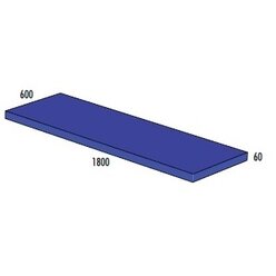 Turnmatte BLAU, 180 x 60 x 6 cm