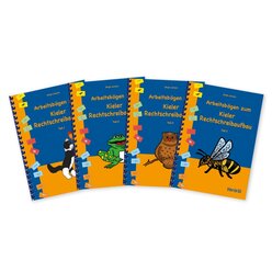 Arbeitsbgen zum Kieler Rechtschreibaufbau. Teil 1 - 4, Klasse 2-4