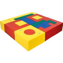 Komplett-Set: Bausteine-Satz A, 21 teilig inkl. Weichbodenbezug