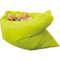 Riesen-Kuschelkissen kiwigrn, 200 x 200 x 30 cm, Qualitts-Kunstleder