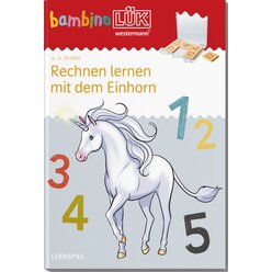 bambinoLK Rechnen lernen mit dem Einhorn, bungsheft, 4-6 Jahre