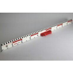 Tafellineal Dezi- und Zentimeter-Lineal 100 cm Magneto mit Vollmagnetstreifen aus RE-Plastic PROFI-linie (160300.M20)