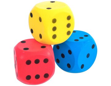 NEU mit Punkten Durchmesser 13mm 1-100 Stk WÜRFEL SPIELWÜRFEL 