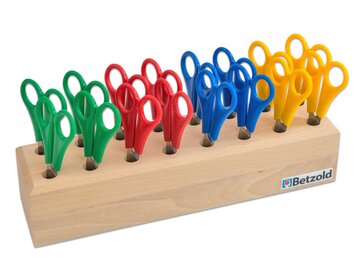 Kinder Schere 10 Stück Mit Schlaufe - Sicherheitsschere Für Links Und Rechtshänder