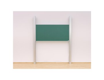 Tafel freistehend, 200x100 cm, Stahl grün