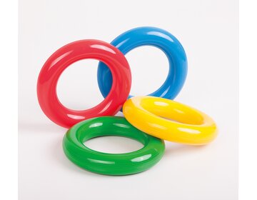 Wurfspiel Ringe Wurfringe 4 Stück Spielzeug für draußen reifra Plasticart 