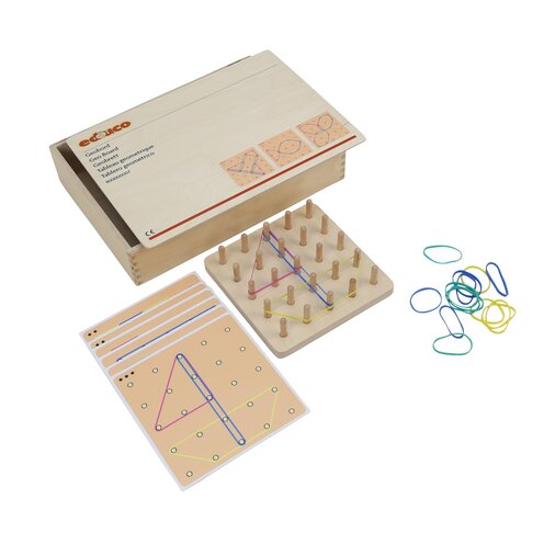 Geobrett 5x5 mit Vorlagen, ab 4 Jahre kaufen | educo | SpielundLern