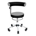 Sanus®-Gesundheitsstuhl, 42-51 cm mit höhenverstellbarer Lehne, Stoff grau/schwarz Sanus®-Gesundheitsstuhl, 42-51 cm mit höhenverstellbarer Lehne, Stoff grau/schwarz