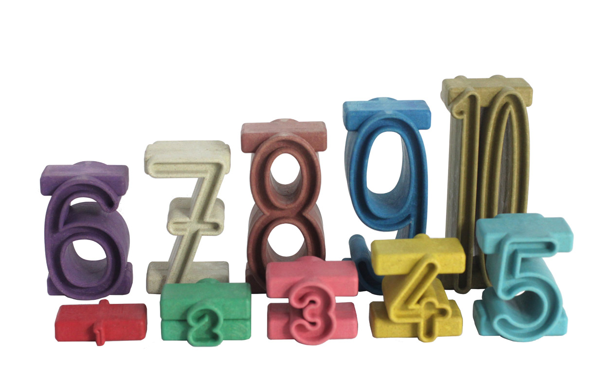 Zählen und Rechnen 6 Farben 71 Stück Montessori Mathematik Spielzeug 