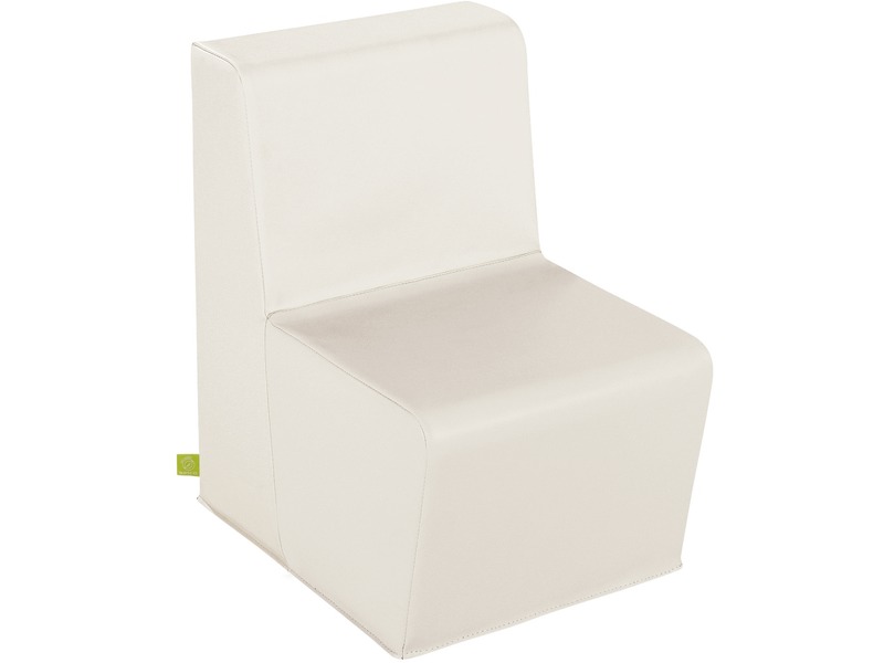 Kindersessel Basic Bio gerade, Schaumstoff, Sitzhöhe 32 cm, ab 5 Jahren, natur