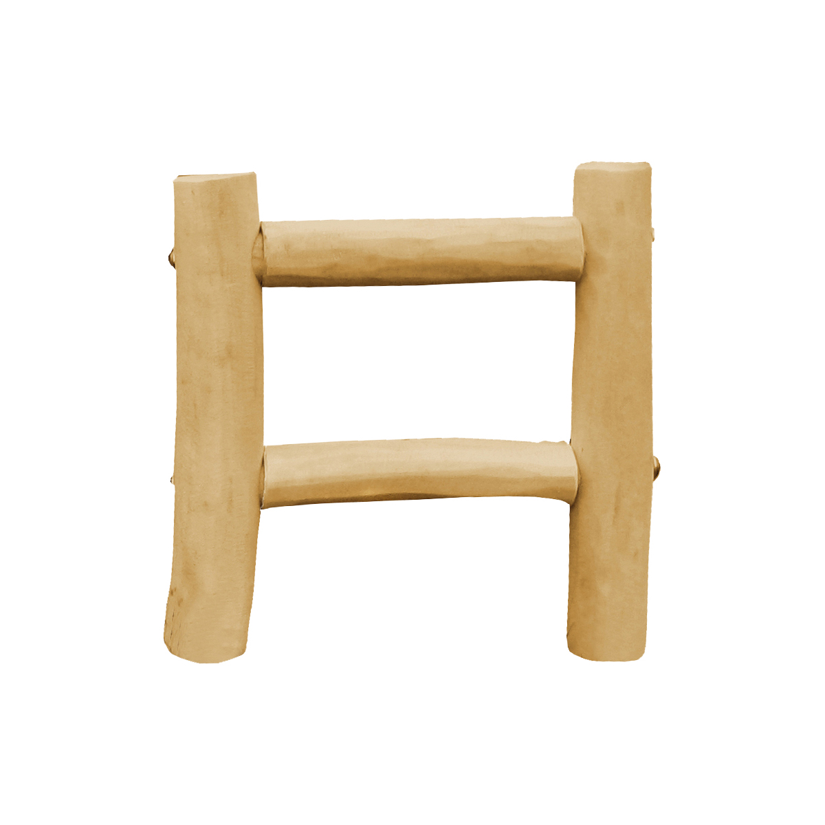 Aufleger doppelt, 50 x 120 x 12 cm, Ø 6 bis 8 cm