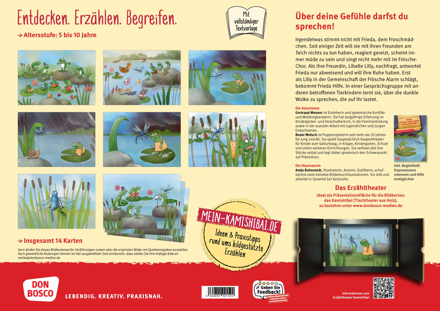 Frieda: Mit deiner dunklen Wolke bist du nicht allein! Kamishibai Bildkartenset, 5-10 Jahre