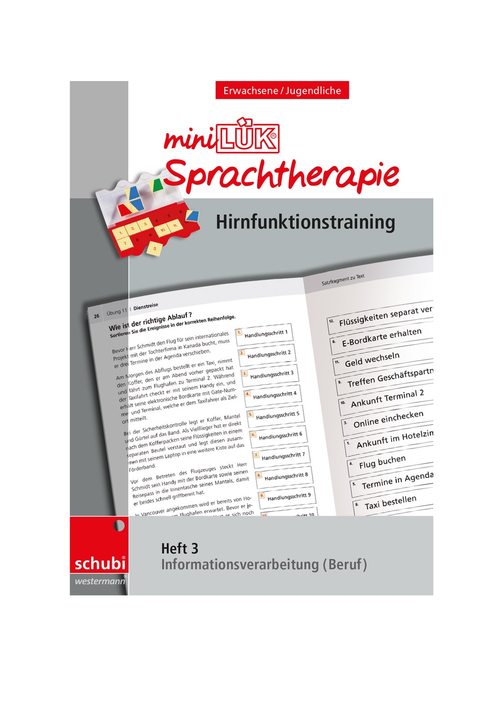 miniLÜK Sprachtherapie - Hirnfunktionstraining, Heft 3, ab 16 Jahre