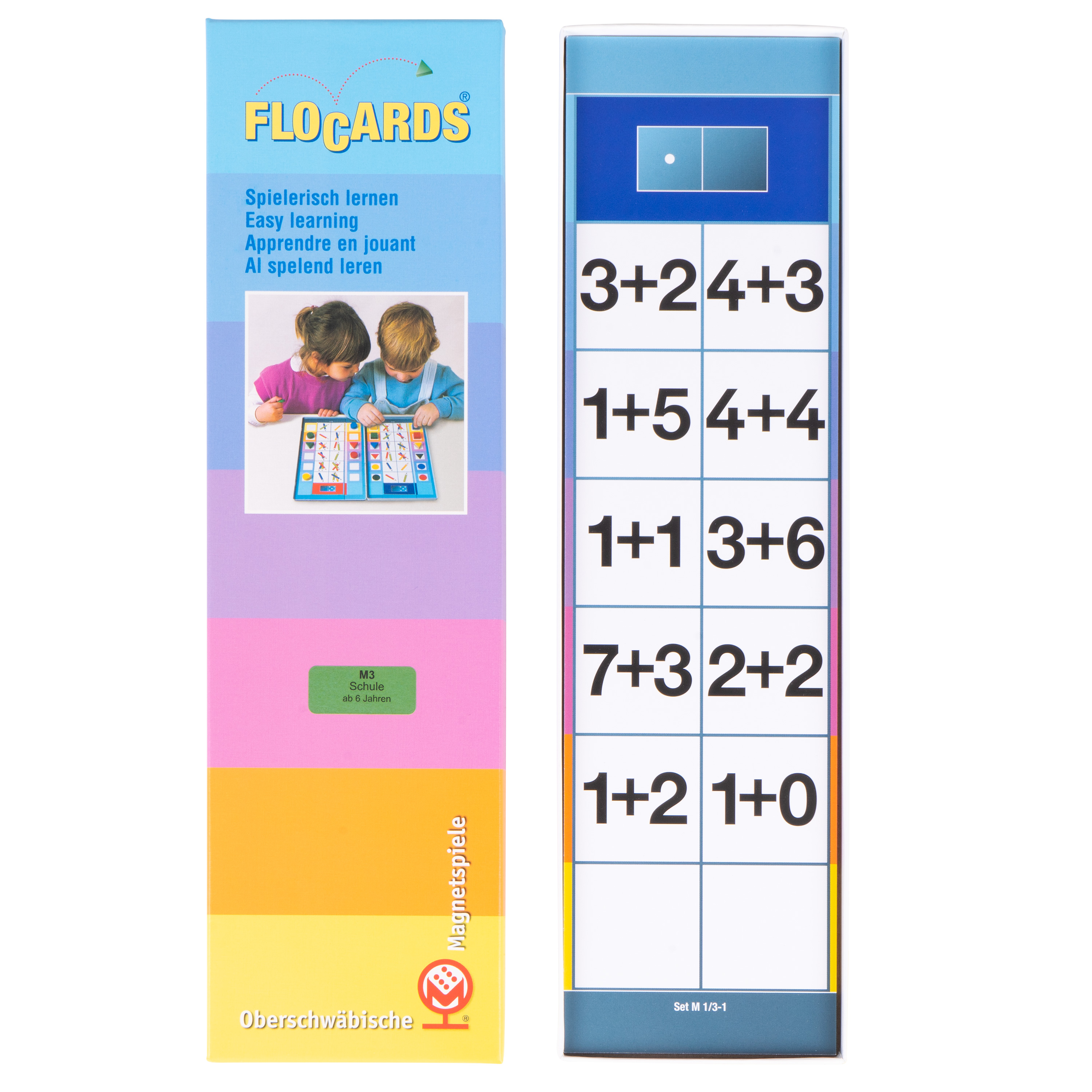 Lernkarten, Flocards Grundschule, Mathematik M3, Addieren und Subtrahieren ohne Zehnerübergang, 24-teilig