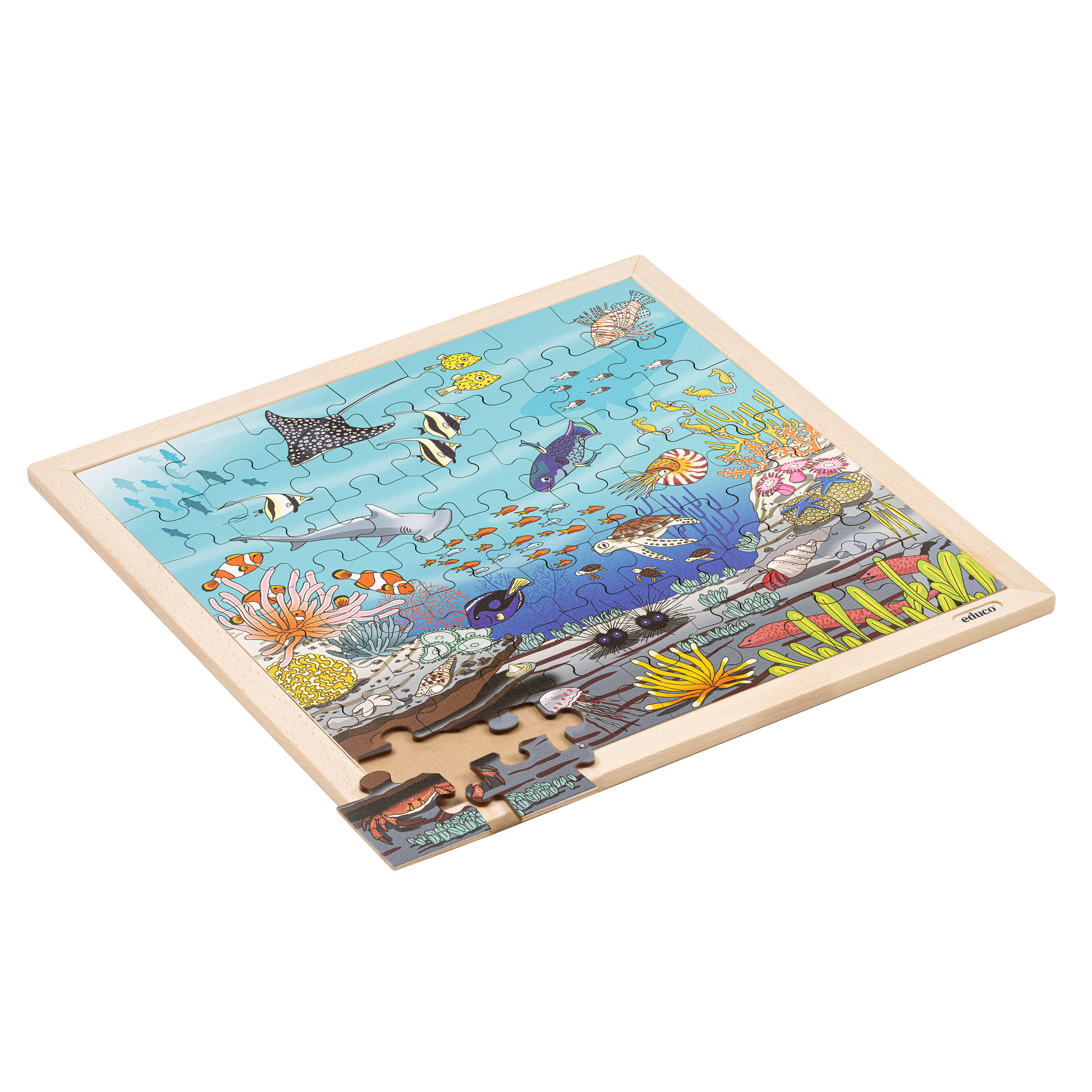Lebensräume Sammelpaket – 4 Tier-Holzpuzzles, ab 4 Jahre