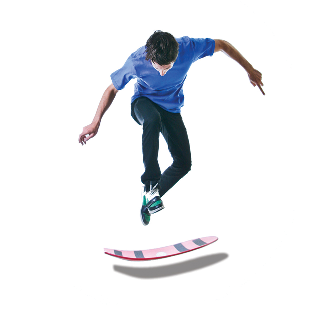 Balance Board Spoonerboard für Gras, Sand und Schnee, 57,5 x 28,5 x 1 cm, bis 200 kg, ab 3 Jahre
