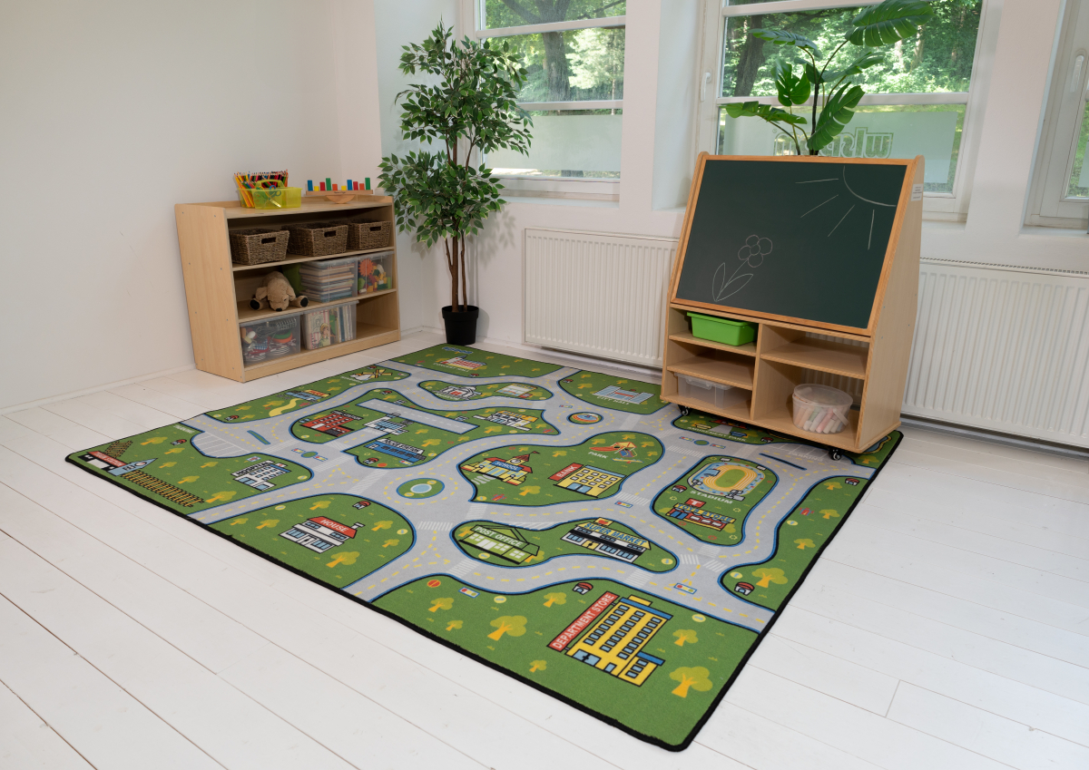 Spielteppich, Stadt, rechteckig, 240x200 cm