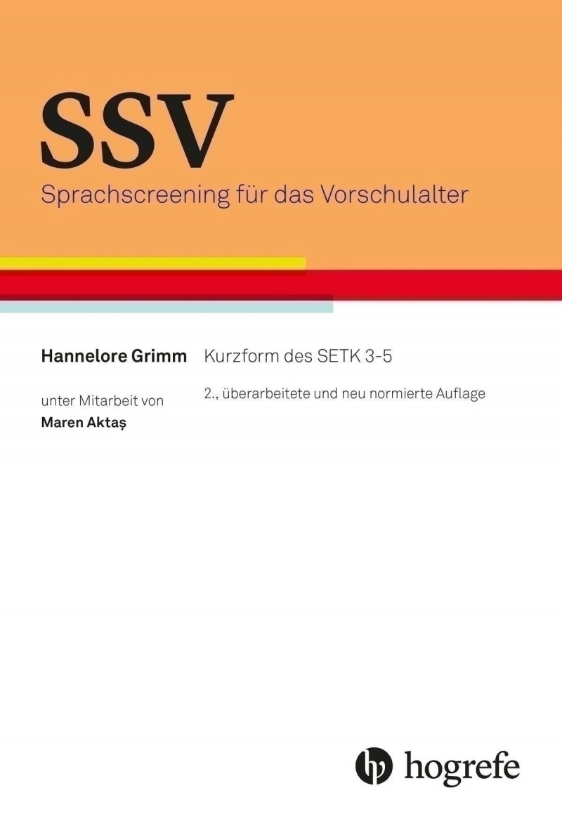 SSV Sprachscreening, CD