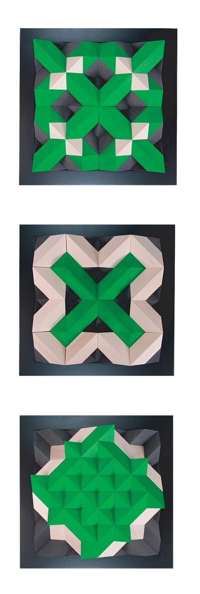 PYROM, grün - aus Holz, Holzbausteine, ab 60 Monaten