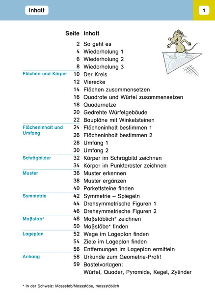 Mein Lernheft Geometrie 4. Schuljahr