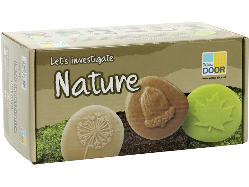 Taststeine Natur mit Naturmotiven zum Tasten und Erzählen, 8 Stück, ab 2 Jahren