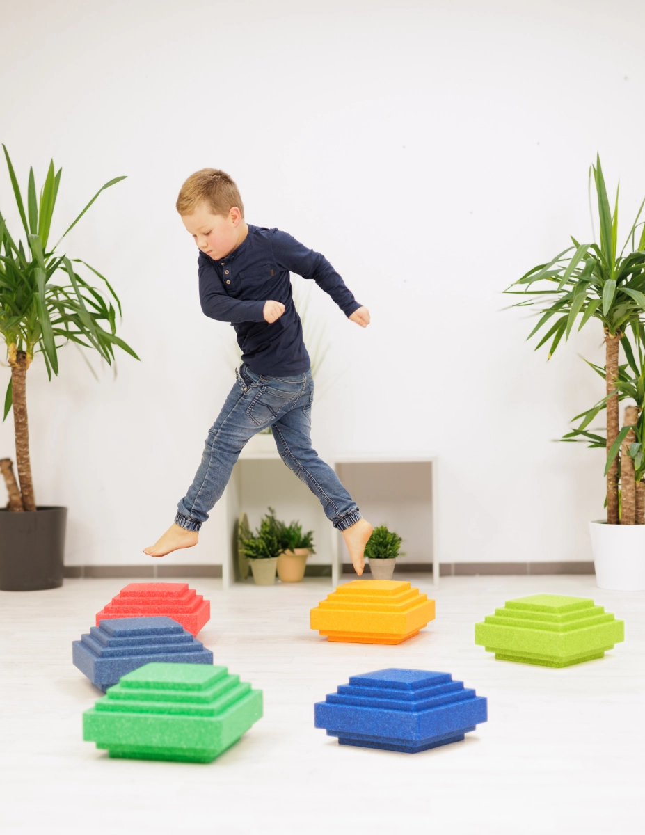 Bewegungsbausteine, MODO MultiBlock, 6-teilig, EPP-Schaumstoff, mehrfarbig