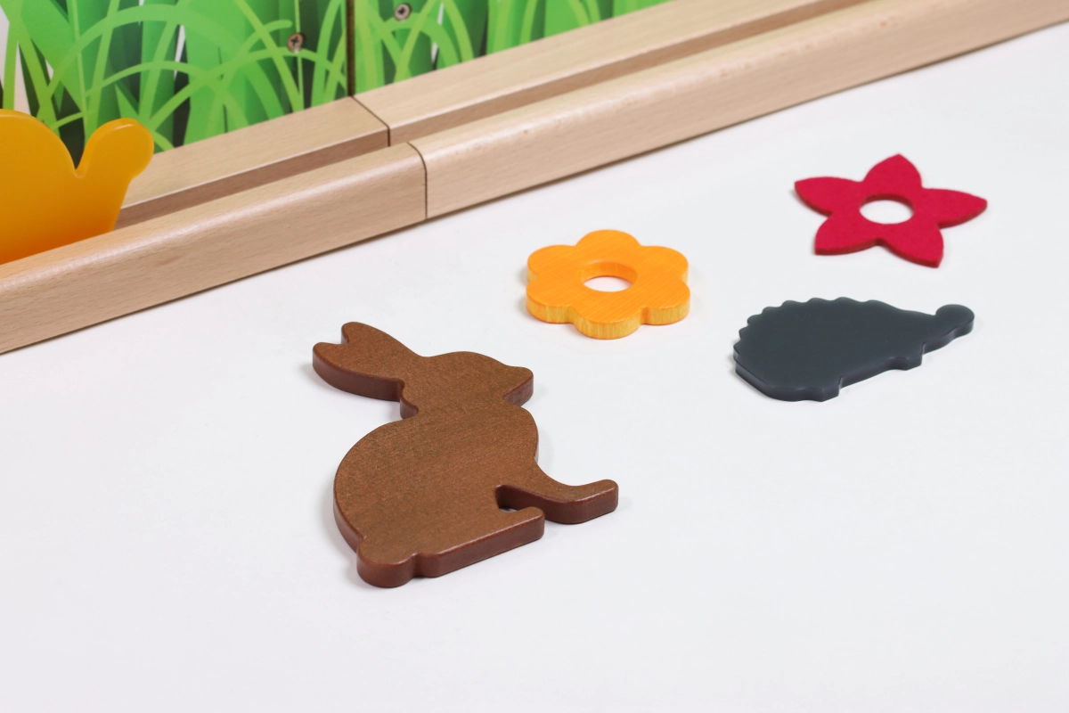 Wandspiel Krabbelwiese - 3-teilig, aus MDF, ab 24 Monaten