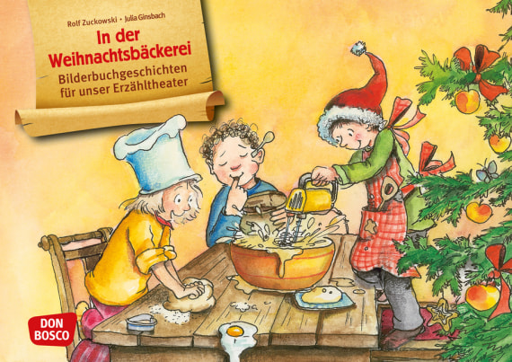 Kamishibai Bildkartenset - In der Weihnachtsbäckerei, ab 3 Jahre