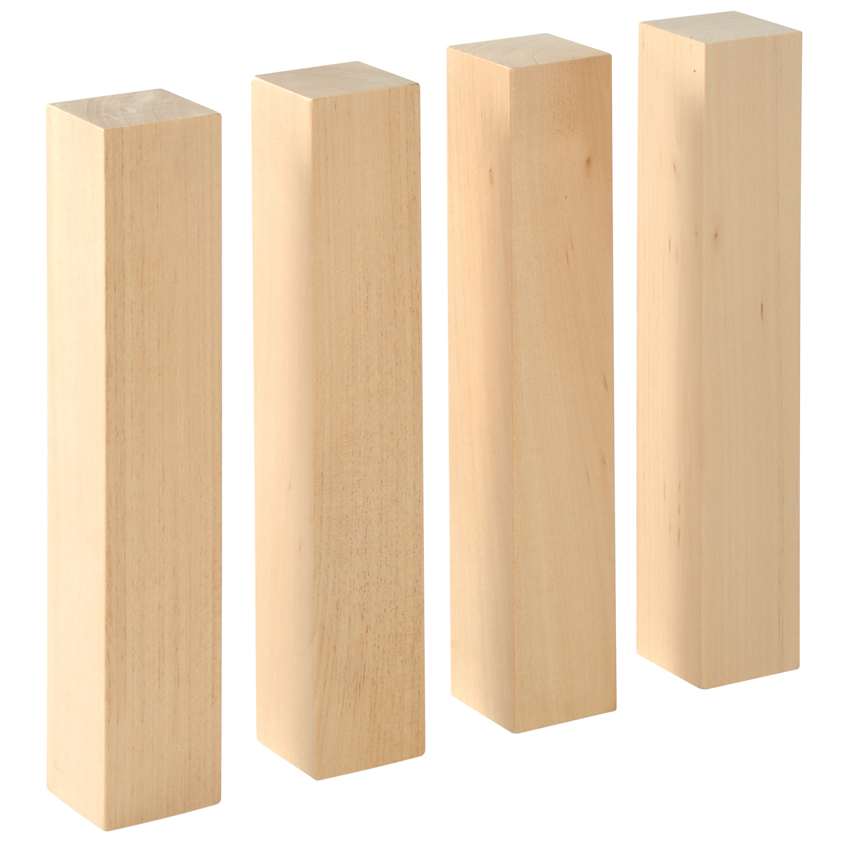 Schnitzholz Quadratstange 3,5 x 3,5 x 20 cm, Rohling zum Schnitzen