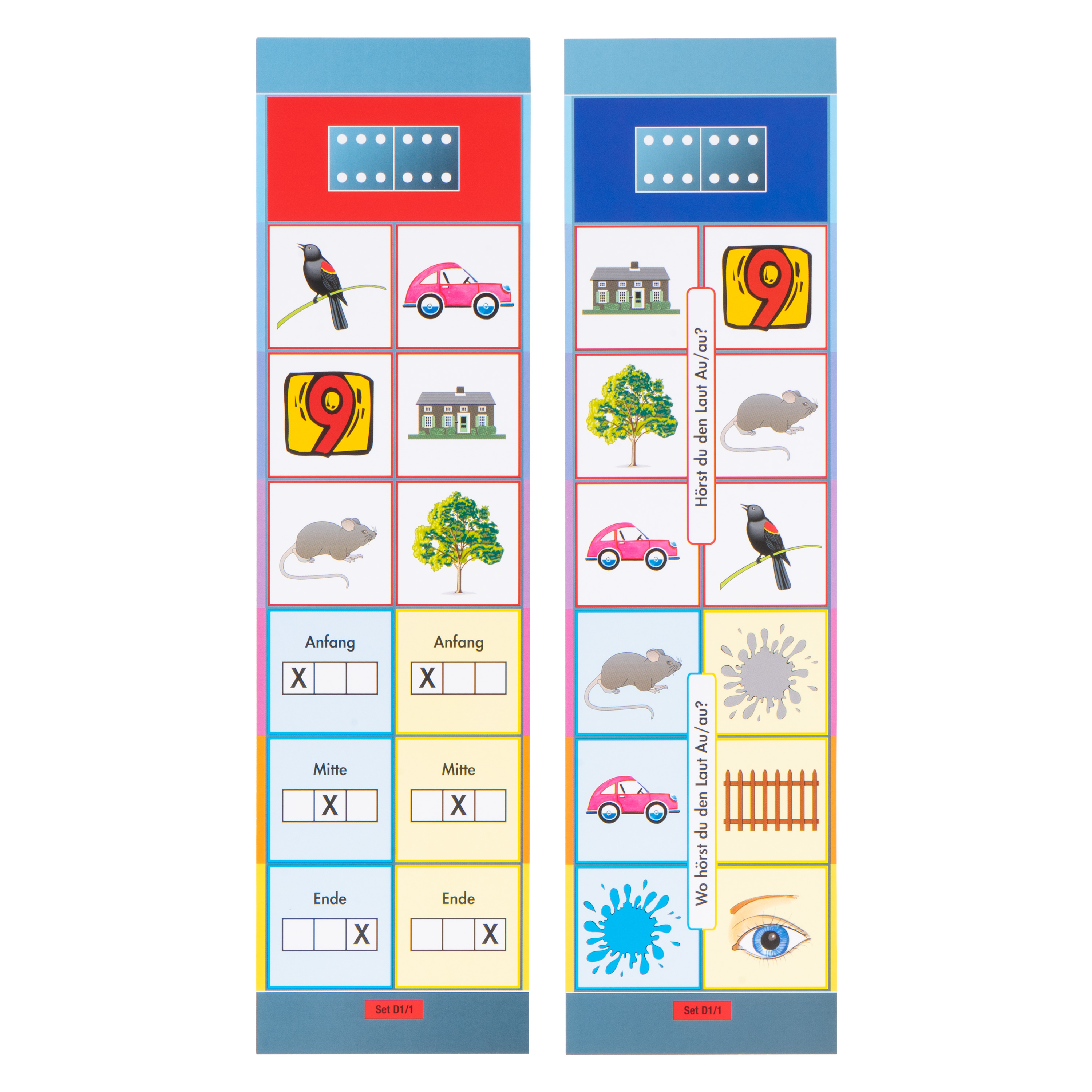 Lernkarten, Flocards Grundschule, Deutsch D1, Lautanalyse, 24-teilig