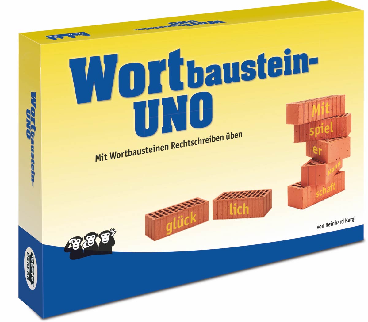 Wortbaustein-UNO, Spielkarten, ab 8 Jahre