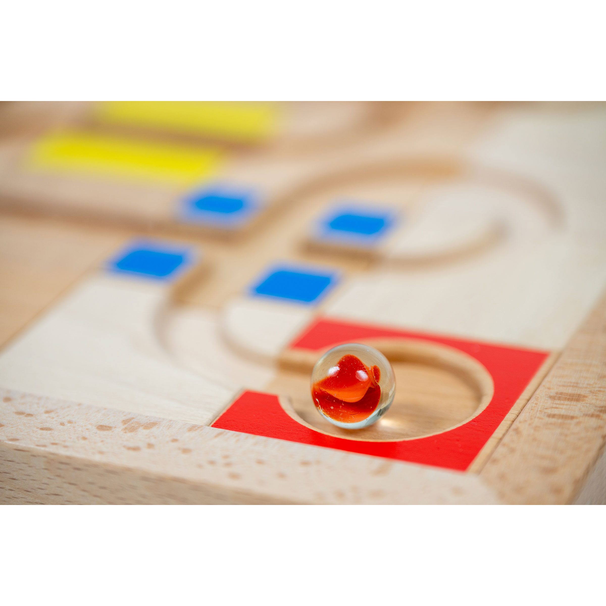 Murmelcode – Murmelbahn-Lernspiel aus Holz