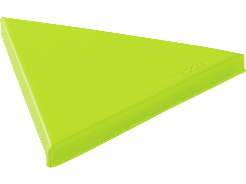 Climb-Matte kleines Dreieck, Sicherheitsmatte für Kletterbereiche, hellgrün